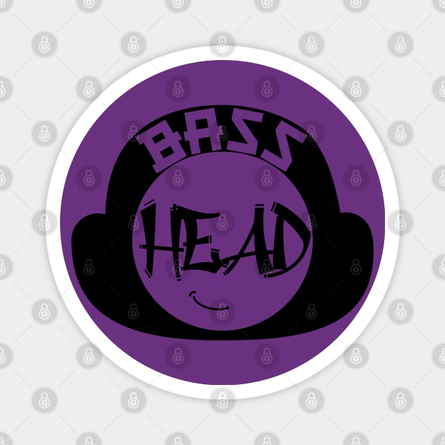 Bass Head Magnet by Gone Designs